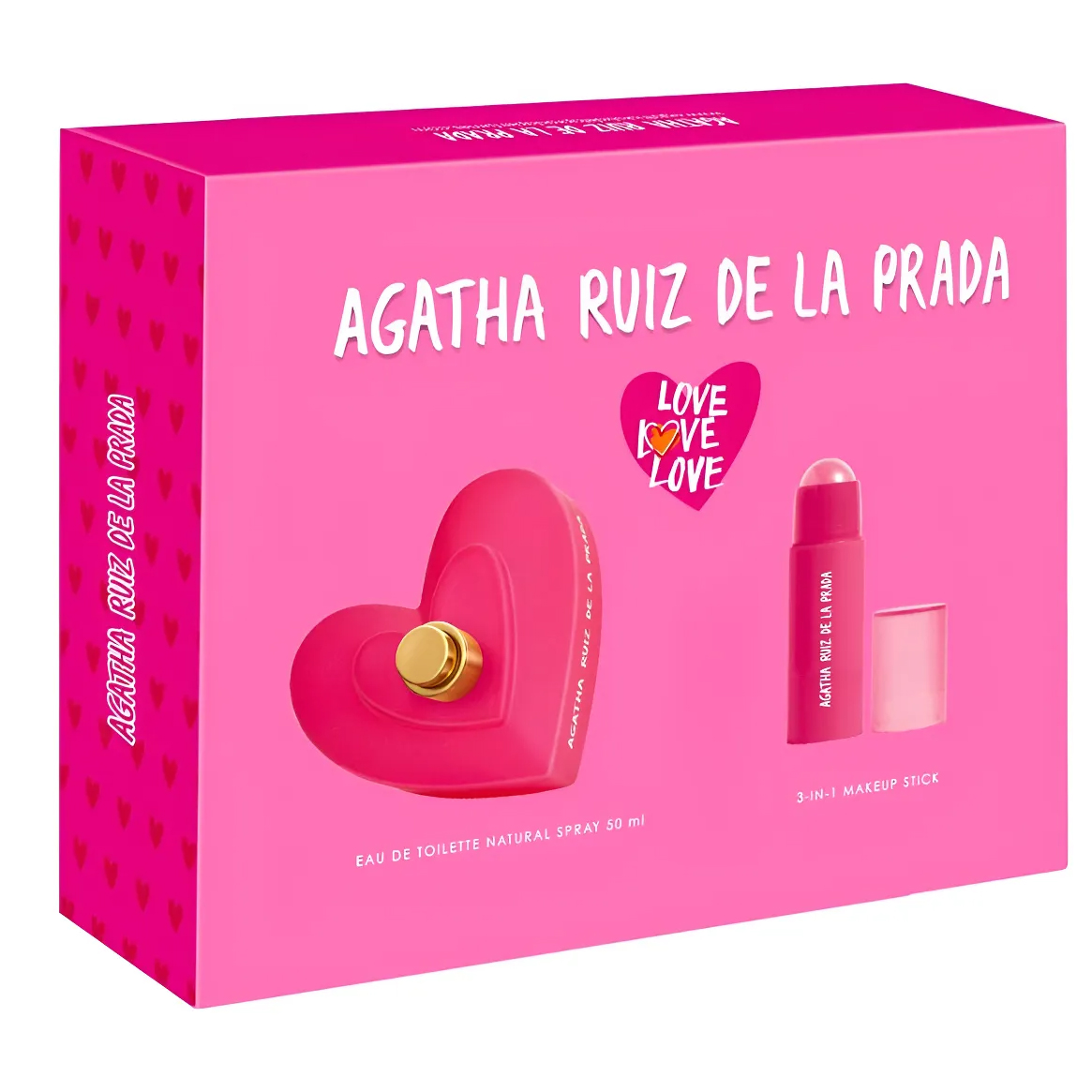 AGATHA RUIZ DE LA PRADA COFRE LOVE LOVE LOVE X 80 ML.